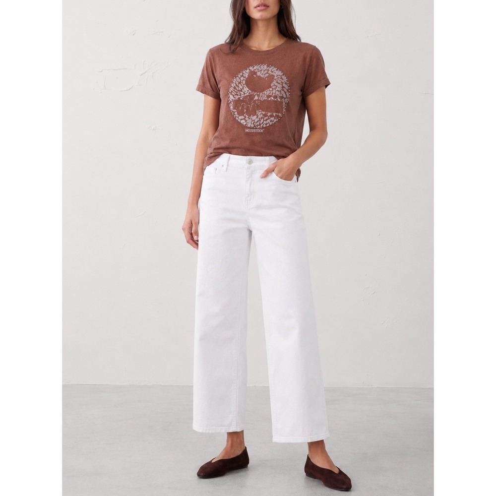 Lucky Brand Woodstock Brown Short Sleeve T-Shirt